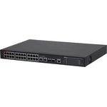 Коммутатор Dahua DH-S4228-24GT-240 (L2) 28x1Гбит/с 2SFP 24PoE 240W управляемый