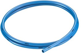 PUN-V0-6X1-BL, Air Hose Blue Thermoplastic Polyurethane (TPU) 6mm x PUN Series, 525442
