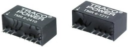 TMR 6-0512, Isolated DC/DC Converters - Through Hole Product Type: DC/DC; Package Style: SIP; Output Power (W): 6; Input Voltage: 4.5-9 VDC;
