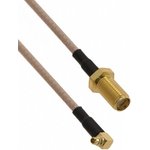 YNX-316-MMCX-SMAF-25cm, Кабель-переходник MMCX-SMAF, 25 см