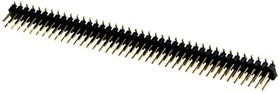DS1022-2*40 MF17XT (PLD-80S), Вилка штыревая 2.54мм 2х40 SMD