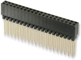 PC104-011-2*32 B61, Разъем PC104 64 конт. 2x32 тип Stack, шаг 2.54мм