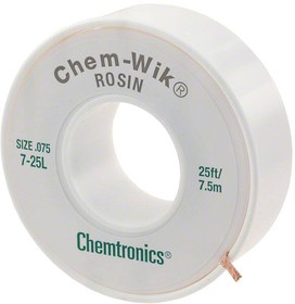 7-25L, Chemicals .075" WICK GRN 25'