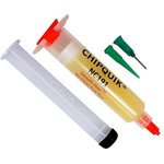 NC191, Soldering Flux Smooth Flow Tack Flux No-Clean in a 10cc syringe w/plunger & tip