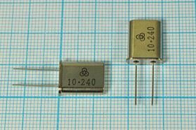 Резонатор кварцевый 10.24МГц, нагрузка 18пФ; 10240 \HC49U\18\ 30\\HC49U[MEC]\1Г (10.240)