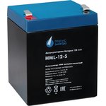 Парус электро HML-12-5, Батарея Парус Электро, профессиональная серия HML-12-5, напряжение 12В, емкость 5.2Ач (разряд 20 часов), макс. ток р
