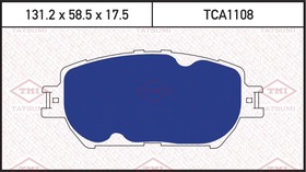 Фото 1/3 TCA1108, Колодки тормозные дисковые TOYOTA Camry 01-