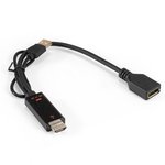 Конвертер HDMI-DisplayPort ExeGate EX-A-HDMIM-DPFU2-0.15 (19M/U2AM+20F ...