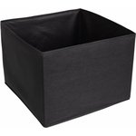 Короб для хранения Attache, размер 40х40х30см, черный, с молнией