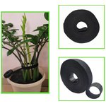 Лента липучка универсальная 20мм5м 1шт в рулоне черный (велкро) ТМ Nord Yada 909440