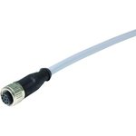21348500882050, Sensor Cables / Actuator Cables M12-A 8PIN FML STRT SINGLE END ...