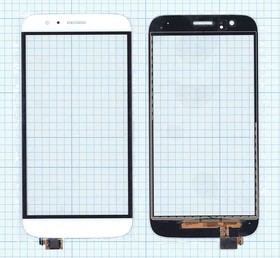 Сенсорное стекло (тачскрин) для Huawei G7 Plus белое