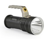 Аккумуляторный светодиодный фонарь CREE T6 10Вт, металлический с ручкой ...