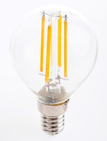 Фото 1/10 Лампа LED Filament Шар E14 7W 550lm 2700K SQ105801107