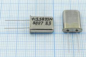 Кварцевый резонатор 113583,3 кГц, корпус HC49U, марка МД, 5 гармоника