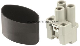 Фото 1/2 09120023152, Heavy Duty Power Connector Insert, 40A, Female, Han Q Series, 2 Contacts