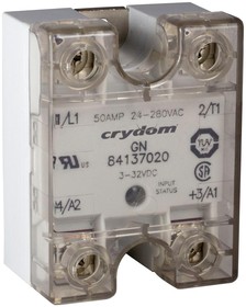 Фото 1/9 84137120, Solid State Relay, GN, 1NO, 50A, 660V, Screw Terminal