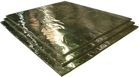 Фото 1/4 Базальтовый картон с фольгой 1000x600x6 мм, 3 шт., 1.8 м2, огнеупорный, 700C БИМ 6 2П-Ф