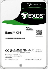 Фото 1/4 Жёсткий диск 10Tb SAS Seagate Exos X16 (ST10000NM002G)