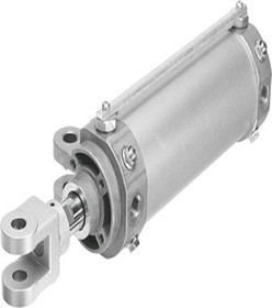 DWB-63-125-Y-A-G, Pneumatic Piston Rod Cylinder - 565759, 63mm Bore, 125mm Stroke, DW Series, Double Acting