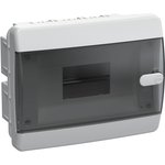 UIC-KP12-V-08-41-K01, Бокс ЩРВ-П-8 IP41 черная прозрачная дверь UNION Compact IEK