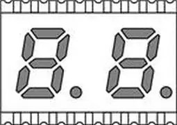 ACDA02-41EWA-F01, LED Displays & Accessories HI EFF RED DIFFUSED 2 DIGITS