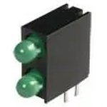 WP934GE/2GD, LED Circuit Board Indicators Bi Green 568nm Diffused 20mcd