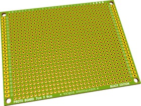 PCB 70x90 green, Плата макетная, 70мм х 90мм, PCB (шаг2.54мм)