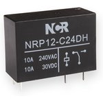 NRP-12-B-05D-H, Реле 1 разм. 5VDC / 10A, 250VAC (OBSOLETE)
