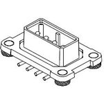 JN4AT04NJ1-R, Standard Circular Connector 4P Panel Mt Recept Angle Thru Hole