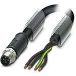 1408838, Sensor Cables / Actuator Cables SAC-4P-M12MSS/ 10,0-PURPE