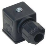1212010031, Valve Connector, Right Angle, Black, Contacts - 2