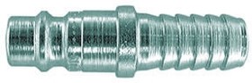 103005003, Steel Male Pneumatic Quick Connect Coupling, 8mm Hose Barb