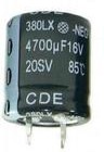 380LX103M080A052, Aluminum Electrolytic Capacitors - Snap In 10000uF 80V