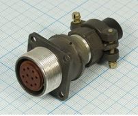 2РМТ22БПН10Г1В1В розетка приборная (блочная) с прямым патрубком для неэкранированного кабеля 23г. импорт