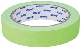 Фото 1/3 CSS2415GN, KUPO CSS-2415GN Cloth Spike Tape, green 24mm*13,72m Скотч зеленый