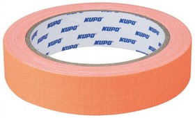Фото 1/3 CSS2415OG, KUPO CSS-2415OG Cloth Spike Tape, orange 24mm*13,72m Скотч оранжевый
