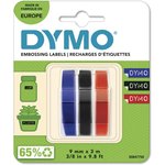 Картридж ленточный Dymo Omega S0847750 белый/синий/ черный/красный набор тройная ...