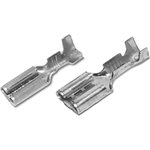 3835A.67, Flat lug, 6.3mm, 0.8mm, female, 4-6mm2, crimp, per wire
