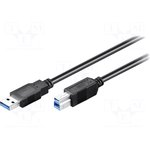 93654, Кабель USB 3.0 вилка USB A,вилка USB B 3м черный