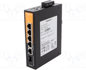 IE-SW-BL05-4GT-1GS, Промышленный модуль switch Ethernet, неуправляемый, 9,6-60ВDC