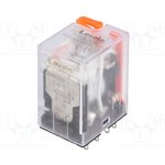 HR602CA230, DIN Rail Non-Latching Relay, 230V ac Coil, 7A Switching Current, DPDT