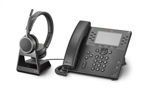 212721-05, Voyager 4220 Office-1 - беспроводная гарнитура для стационарного и мобильного телефонов (Bluetooth)