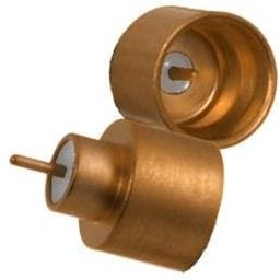 127-1711-601, Connector Accessories SMP Hermetic Seal Feed Through Shroud Male Gold
