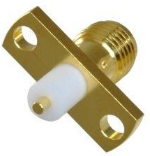 142-1701-031, Conn SMA 0Hz to 18GHz 50Ohm Solder ST Flange Mount RCP Gold Over Nickel