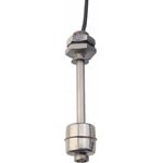 SSF67A25B225, SSF67 Series Vertical Stainless Steel Float Switch, Float, 1m Cable, NO/NC, 250V ac Max, 120V dc Max