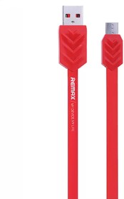 USB Дата-кабель Remax Fishbone Micro USB 1м (красный)