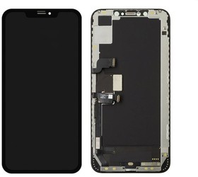 Дисплей (экран) в сборе с тачскрином для Apple iPhone XS MAX черный (Premium LCD)