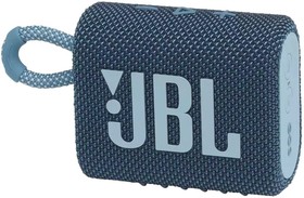 Фото 1/10 Колонка порт. JBL GO 3 синий 4.2W 1.0 BT 10м (JBLGO3BLU)