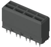 HPTS-4-S-D-VT, High Speed / Modular Connectors 3.20 mm Xcede 4 pair HD Power Module